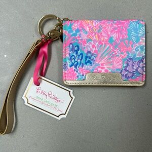 Lily Pulitzer key chain wallet